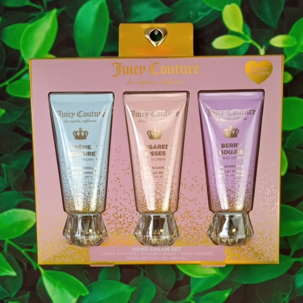 🛍️🍒 Juicy Couture Pastel Hand Cream Trio Set